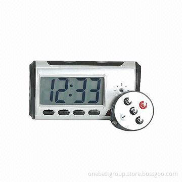 Spy Cam, Table Clock Camera DVR in High Quality, with CE Clock, for Home Security